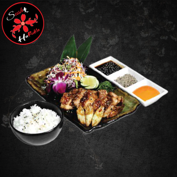 CƠM GÀ ÁP CHẢO SỐT TERIYAKI