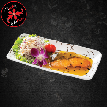 CÁ HỒI NƯỚNG SỐT CHANH DÂY