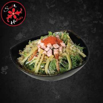 SALAD CÁ HỒI NƯỚNG