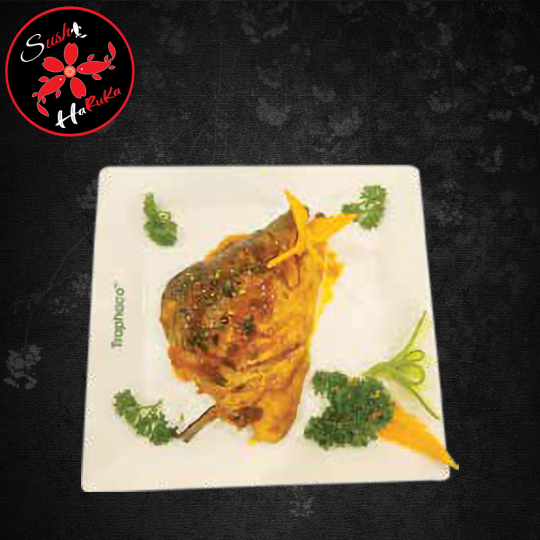 ĐẦU CÁ HỒI SỐT CHANH DÂY