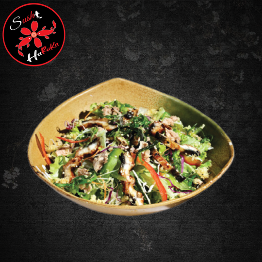 SALAD LƯƠN NHẬT VÀ CÁ NGỪ NƯỚNG