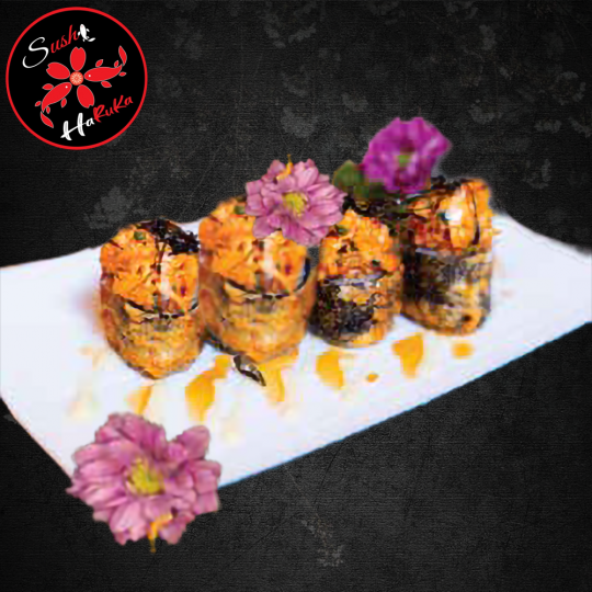 CUỐN CÁ HỒI TEMPURA
